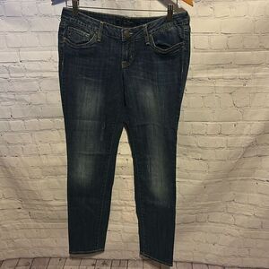 Jessica Simpson Malibu Skinny Jeans | Dark Wash Stretch Denim | Women’s Size 30